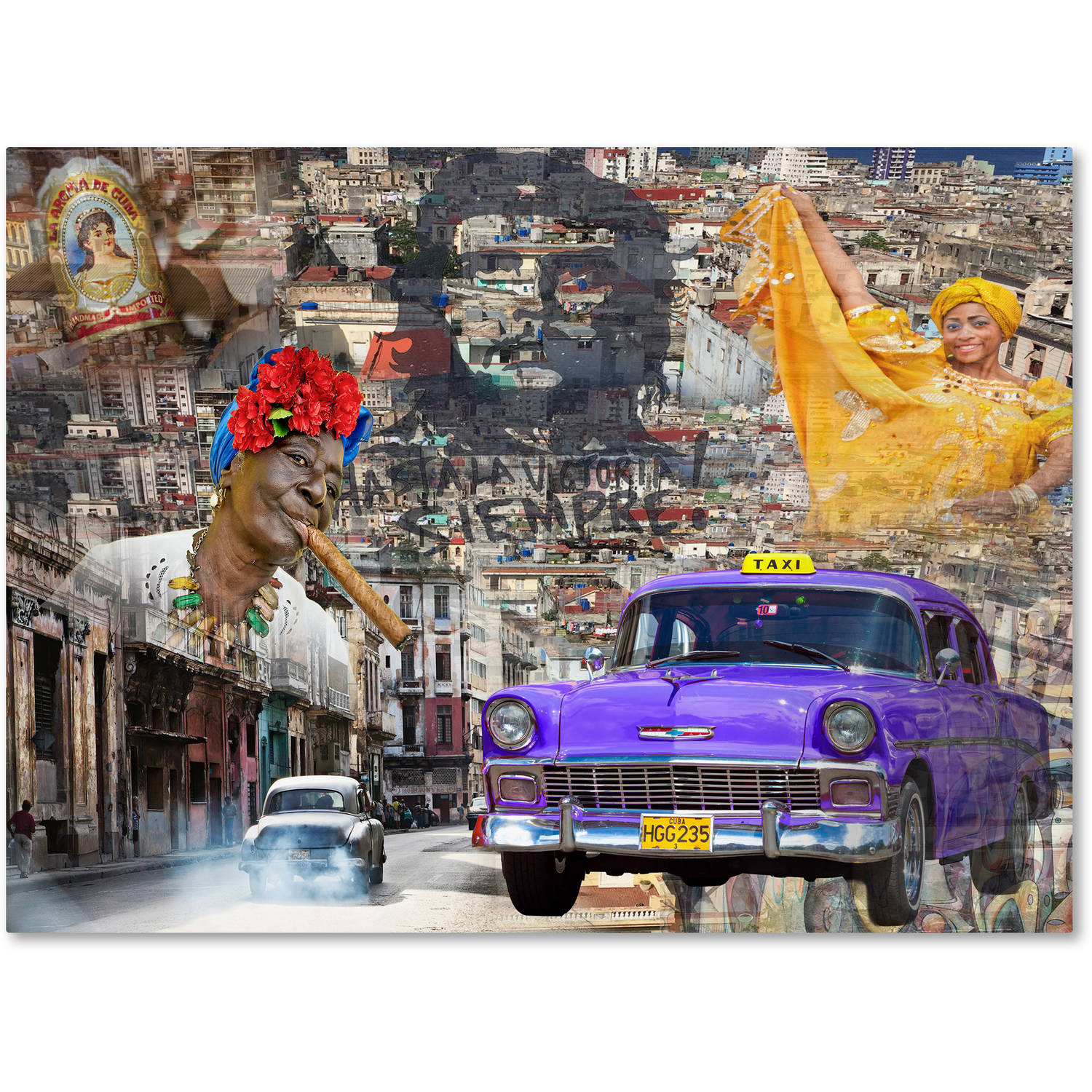 Trademark Fine Art "La Aroma de Cuba" Canvas Art by Alberto Lopez