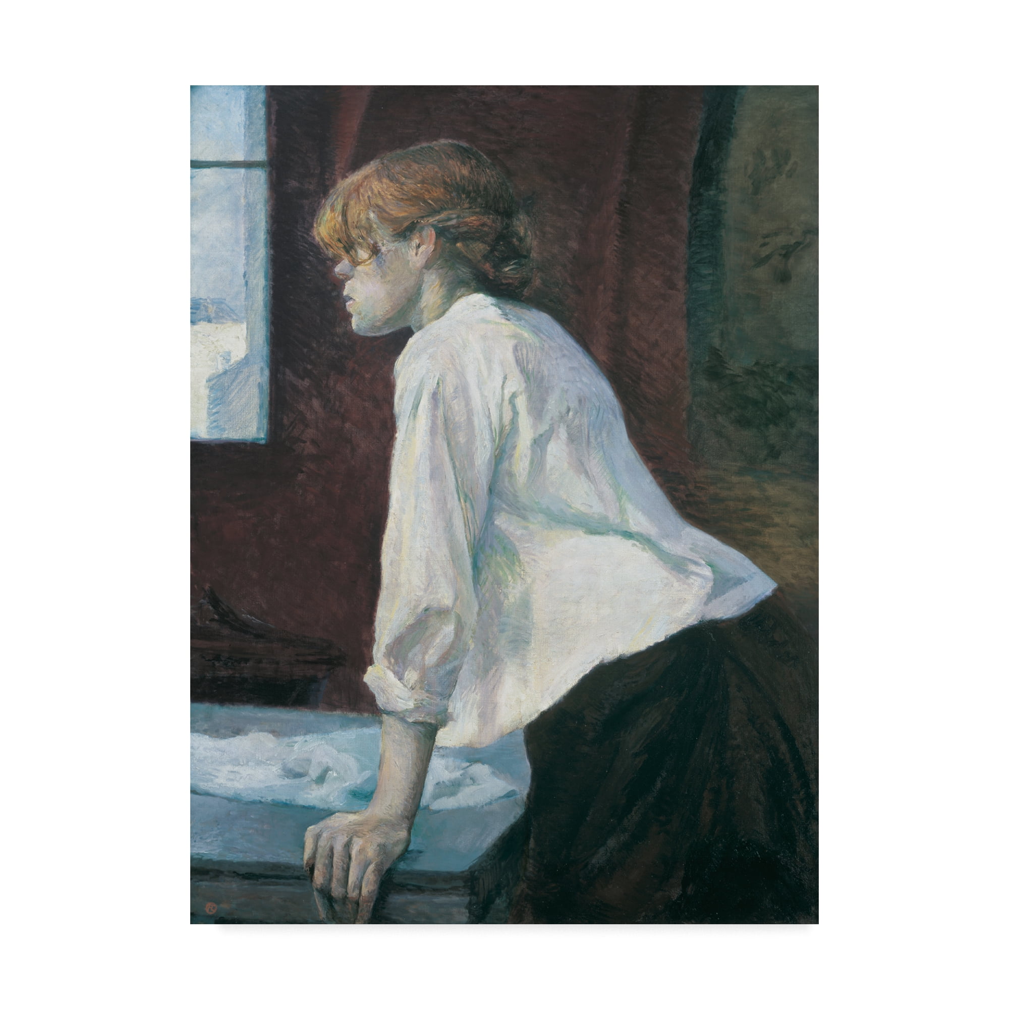 Trademark Fine Art 'La Blanchisseuse, 1886-87' Canvas Art by Henri de Toulouse-Lautrec
