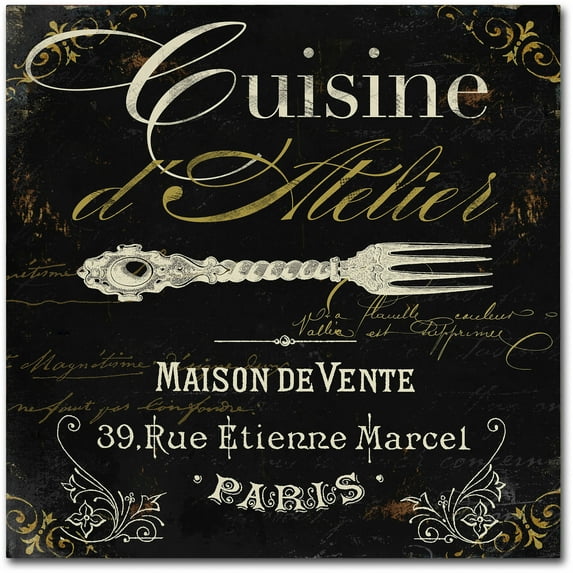 Trademark Fine Art "La Cuisine I" Canvas Art by Color Bakery