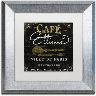 Trademark Fine Art "La Cuisine II" Canvas Art by Color Bakery White Matte, Silver Frame