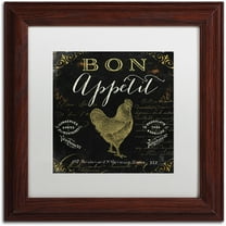 Trademark Fine Art "La Cuisine V" Canvas Art by Color Bakery White Matte, Wood Frame