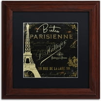 Trademark Fine Art "La Cuisine VI" Canvas Art by Color Bakery Black Matte, Wood Frame