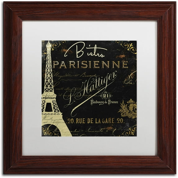 Trademark Fine Art "La Cuisine VI" Canvas Art by Color Bakery White Matte, Wood Frame