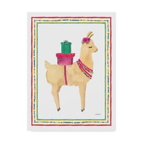 Trademark Fine Art 'La La Llama I' Canvas Art by Jenaya Jackson