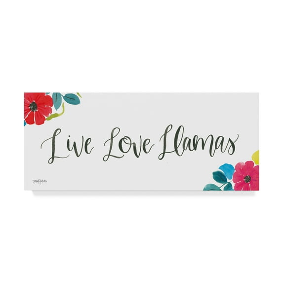 Trademark Fine Art 'La La Llama VIII' Canvas Art by Jenaya Jackson