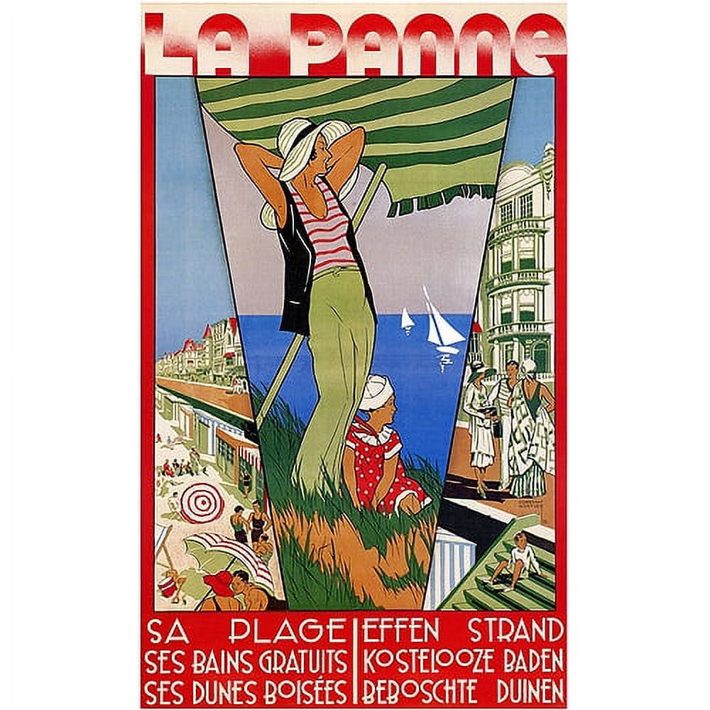 Trademark Fine Art "La Panne" Canvas Art by Constant Nortier, 18x24