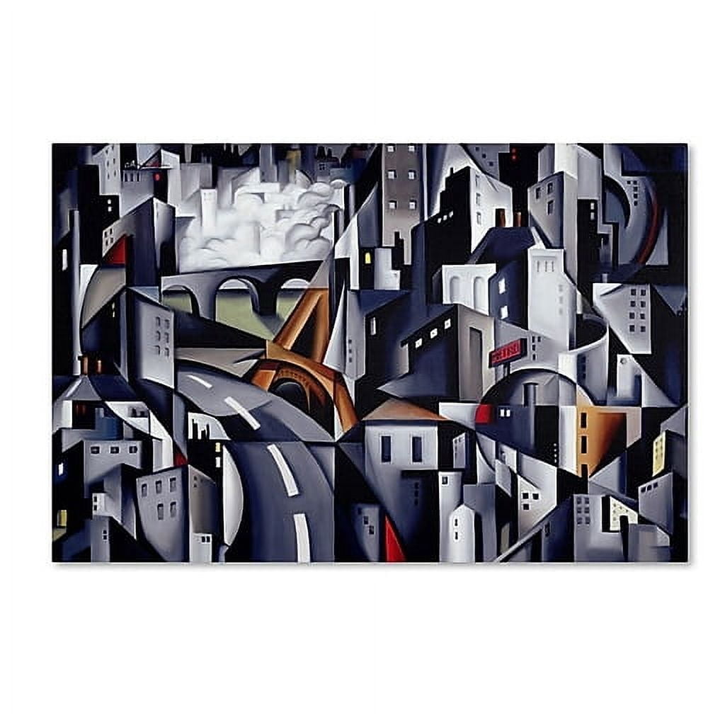 Trademark Fine Art "La Rive Gauche, 2002" Canvas Art by Catherine Abel
