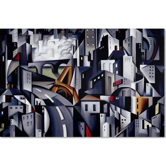 Trademark Fine Art "La Rive Gauche, 2002" Canvas Art by Catherine Abel