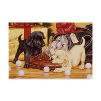 Trademark Fine Art 'Lab Golf' Canvas Art by Christopher Nick