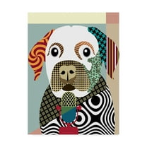 Trademark Fine Art 'Labrador Retriever' Canvas Art by Lanre Adefioye