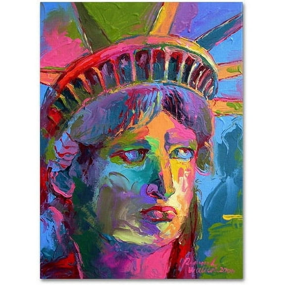 Trademark Fine Art "Lady Liberty 2" Canvas Art by Richard Wallich