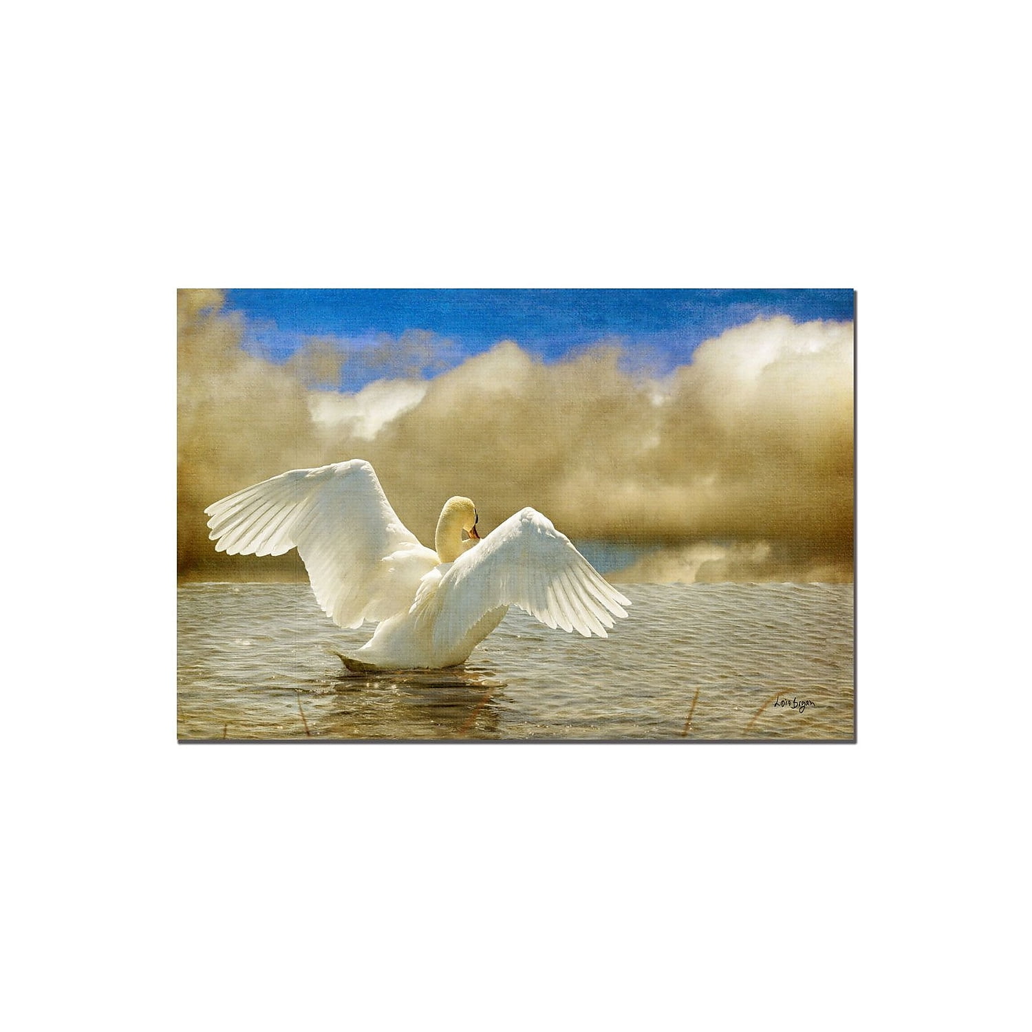 Lois Bryan 'Lady-in-waiting' 22x32 Canvas Art Print