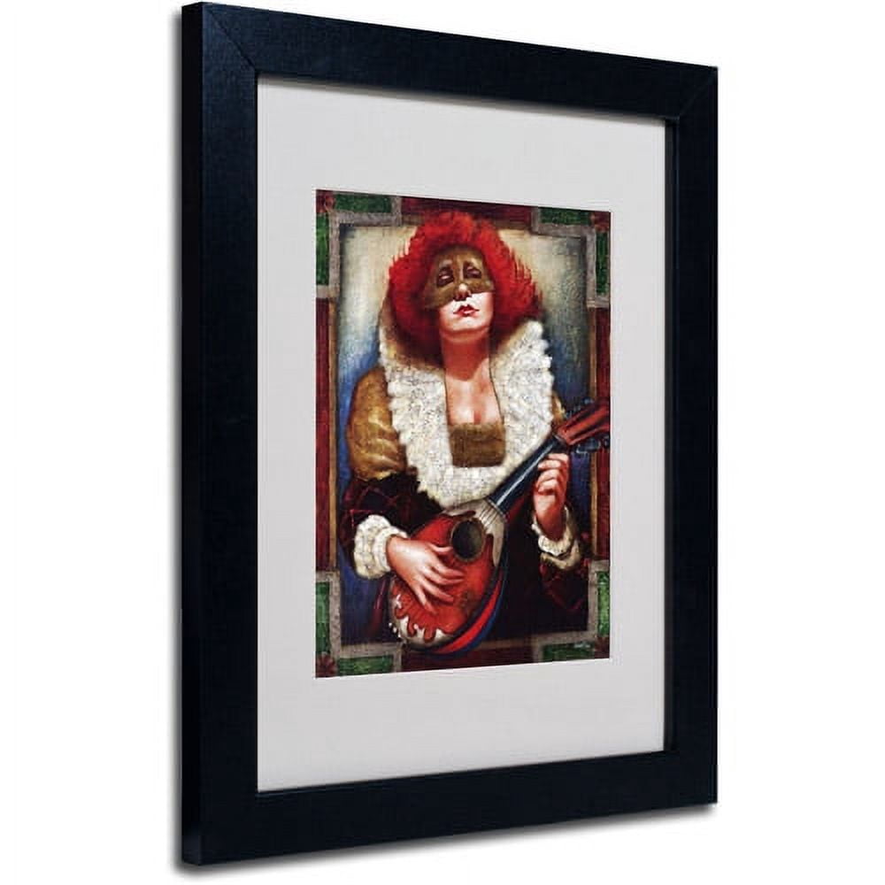 Trademark Fine Art 'Lady of Laudes' 16" x 20" Wood Frame Art