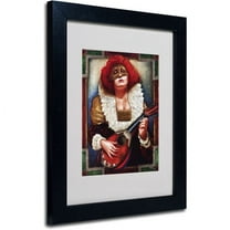 Trademark Fine Art "Lady of Laudes" Canvas Art by Edgar Barrios, Black Frame