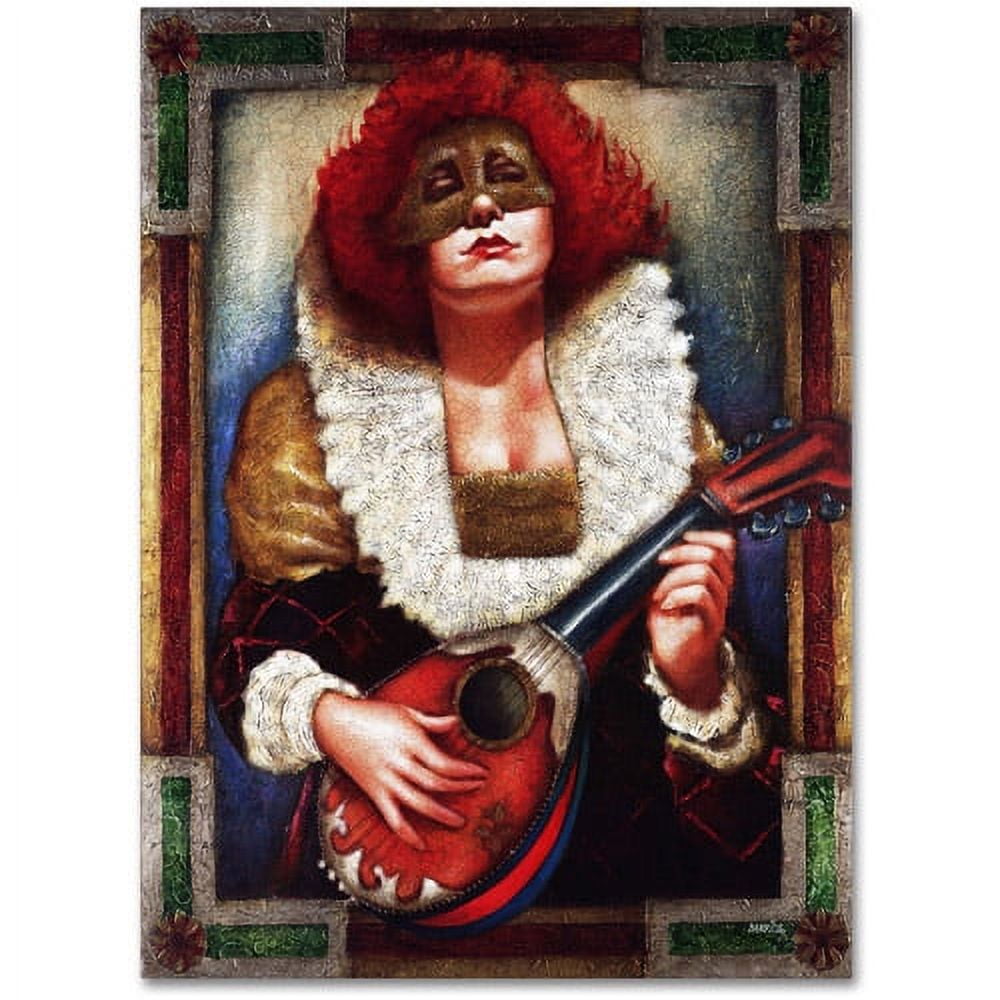 Trademark Fine Art "Lady of Laudes" Canvas Art by Edgar Barrios