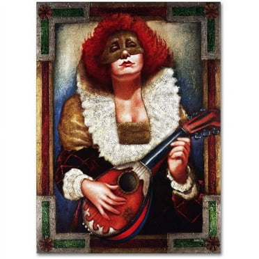 Trademark Fine Art "Lady of Laudes" Canvas Art by Edgar Barrios