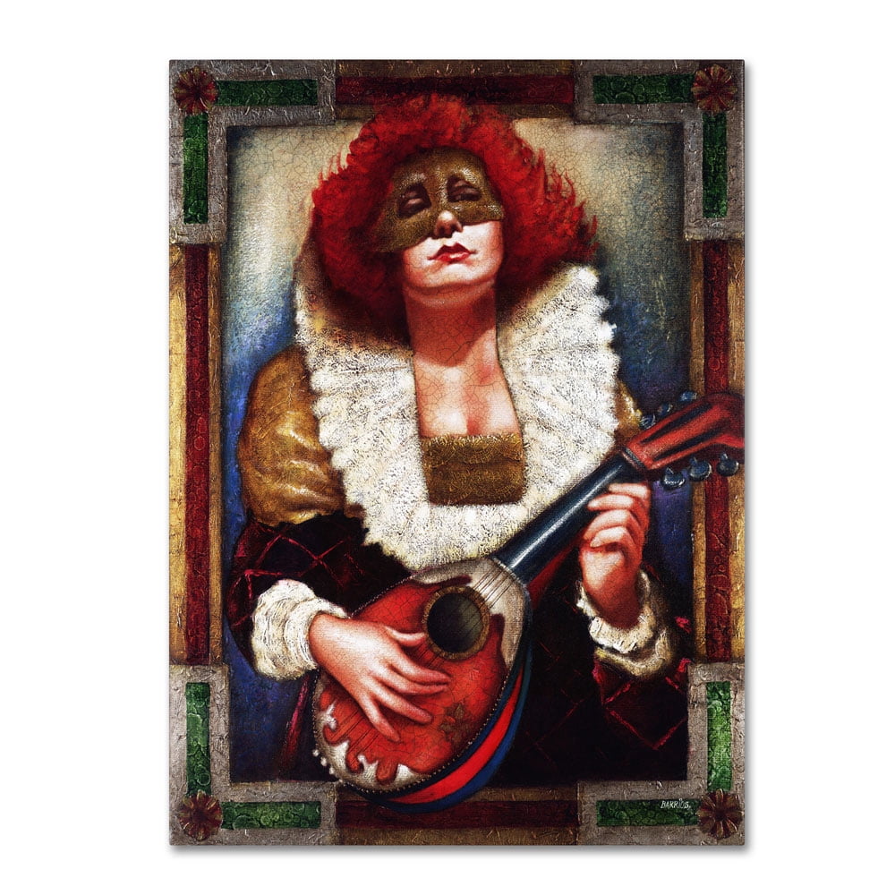 Trademark Fine Art "Lady of Laudes" Canvas Art by Edgar Barrios