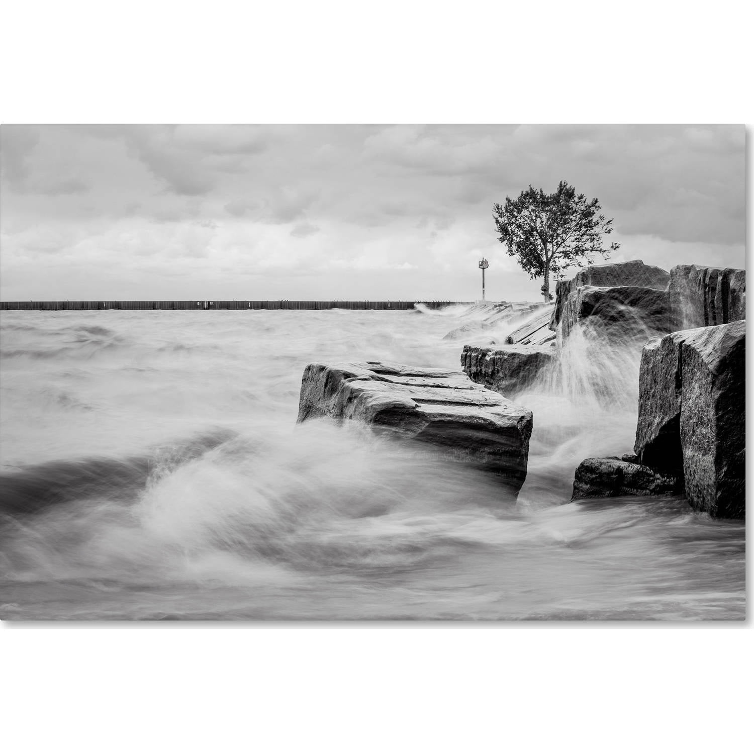 Trademark Fine Art "Lake Erie" Canvas Art by Jason Shaffer