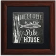 thumbnail image 1 of Trademark Fine Art "Lake House I" Canvas Art by Color Bakery Black Matte, Wood Frame, 1 of 4