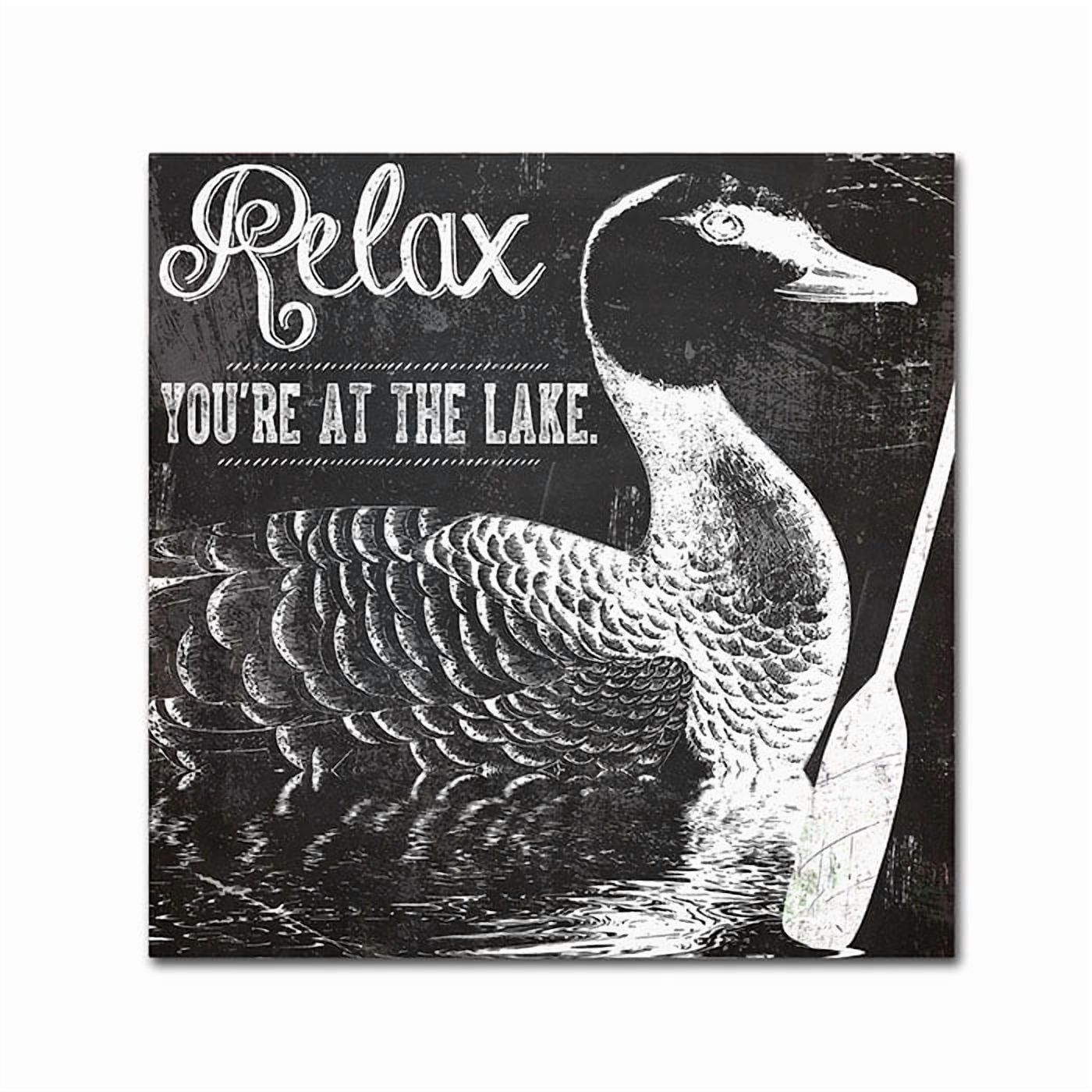 Trademark Fine Art "Lake House IV" Canvas Art by Color Bakery