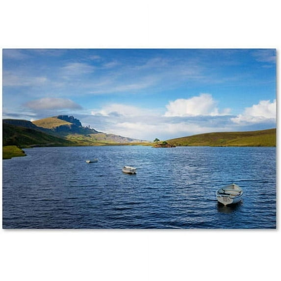 Trademark Fine Art "Lake Leathan" Canvas Art by Philippe Sainte-Laudy