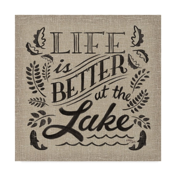 Trademark Fine Art 'Lake Life I' Canvas Art by Wellington Studio