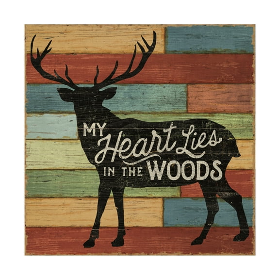 Trademark Fine Art 'Lake Lodge II' Canvas Art by Sue Schlabach