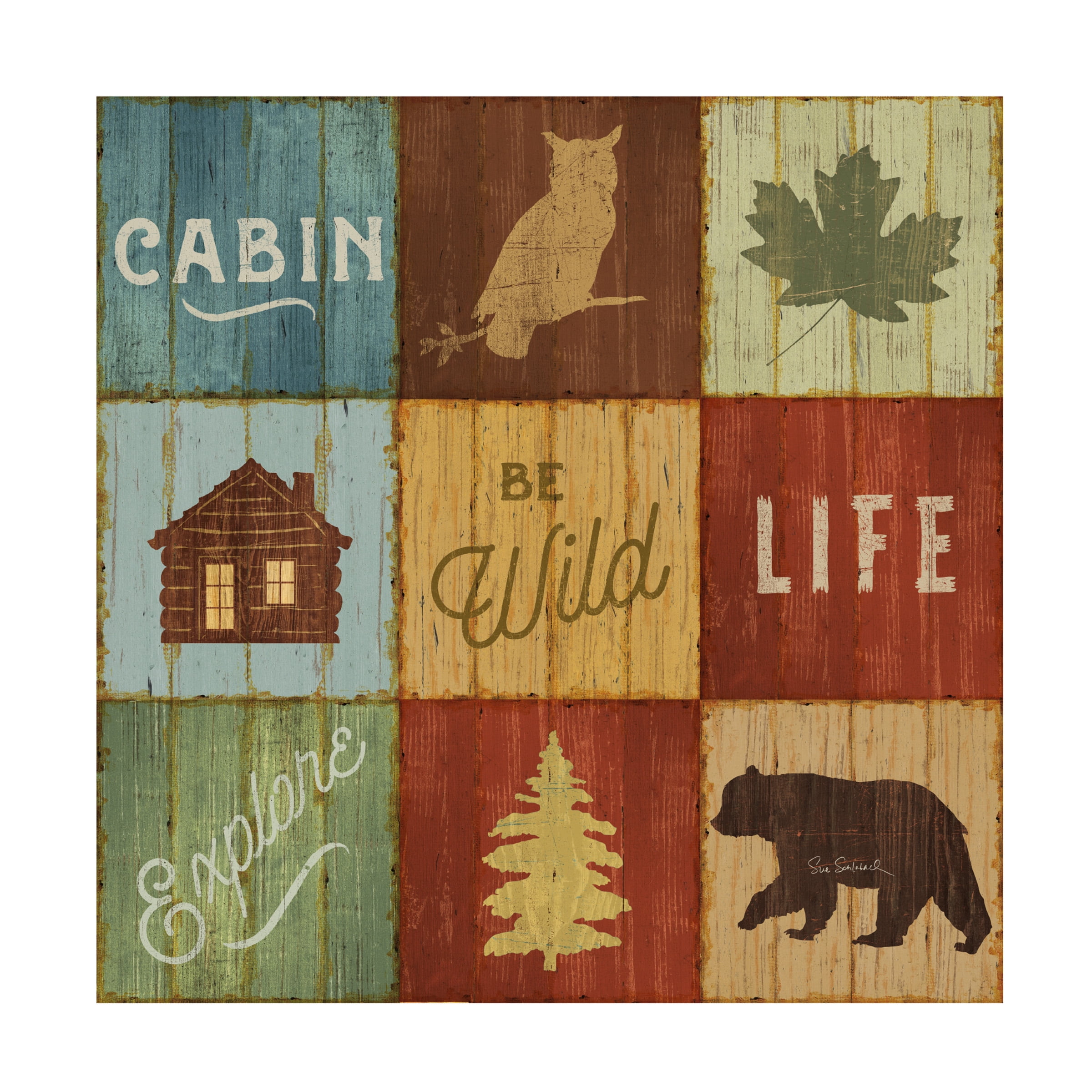 Trademark Fine Art 'Lake Lodge VIII' Canvas Art by Sue Schlabach