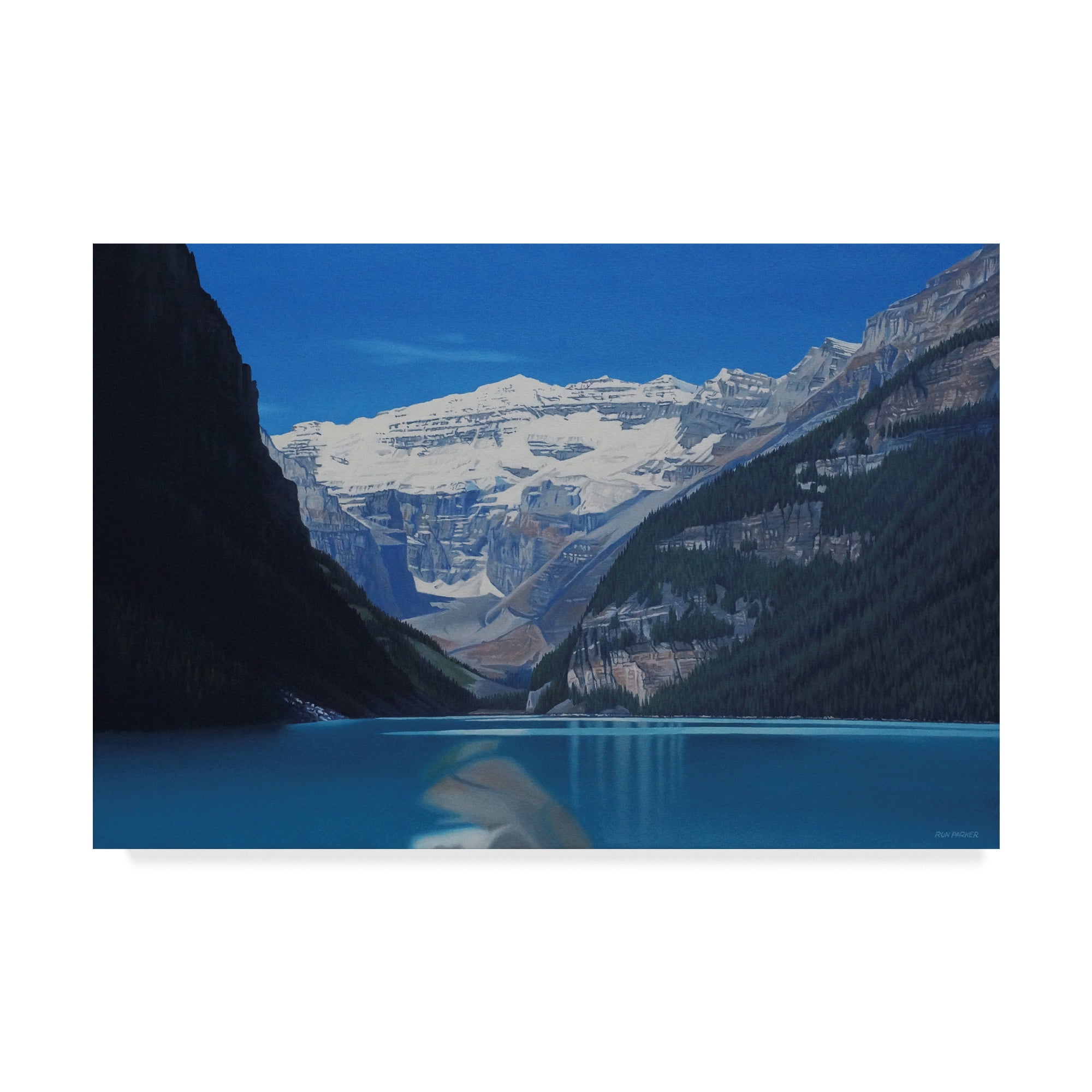 Trademark Fine Art 'Lake Louise' Canvas Art by Ron Parker