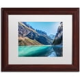 thumbnail image 1 of Trademark Fine Art 'Lake Louise Sunburst' Canvas Art by Pierre Leclerc, White Matte, Wood Frame, 1 of 3
