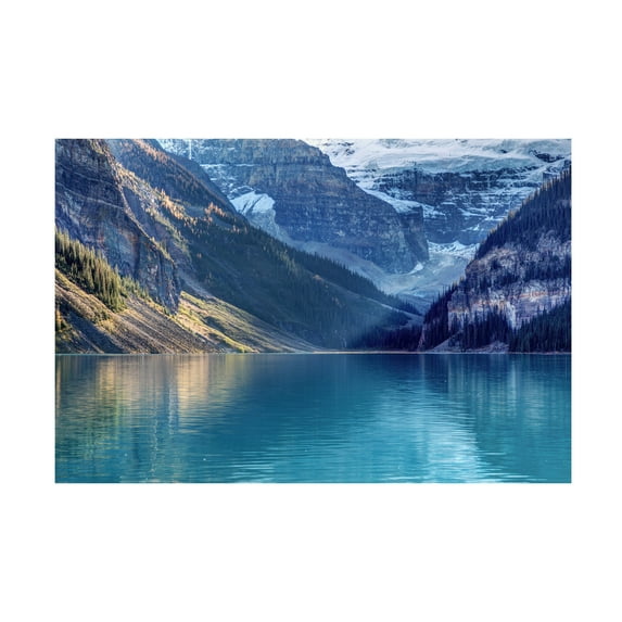 Trademark Fine Art Pierre Leclerc Lake Louise Sunlight Canvas Wall Art - 12x19