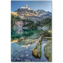 Trademark Fine Art 'Lake O'Hara Scenic Shoreline' Canvas Art by Pierre Leclerc