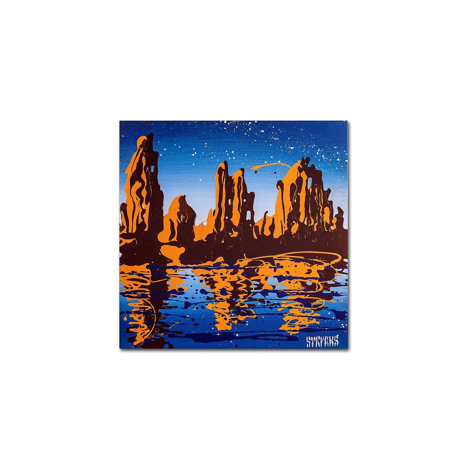 Trademark Fine Art "Lake Powell 02" Canvas Art by Roderick Stevens