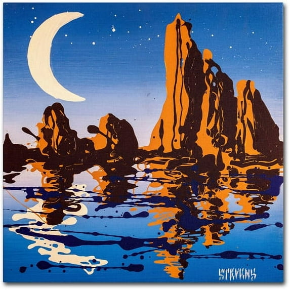 Trademark Fine Art "Lake Powell" Canvas Art by Roderick Stevens