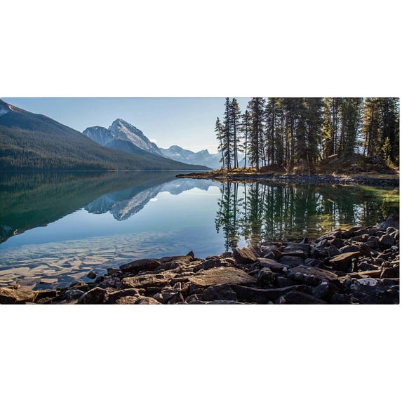 Trademark Fine Art "Lake Sunlight" Canvas Art by Pierre Leclerc