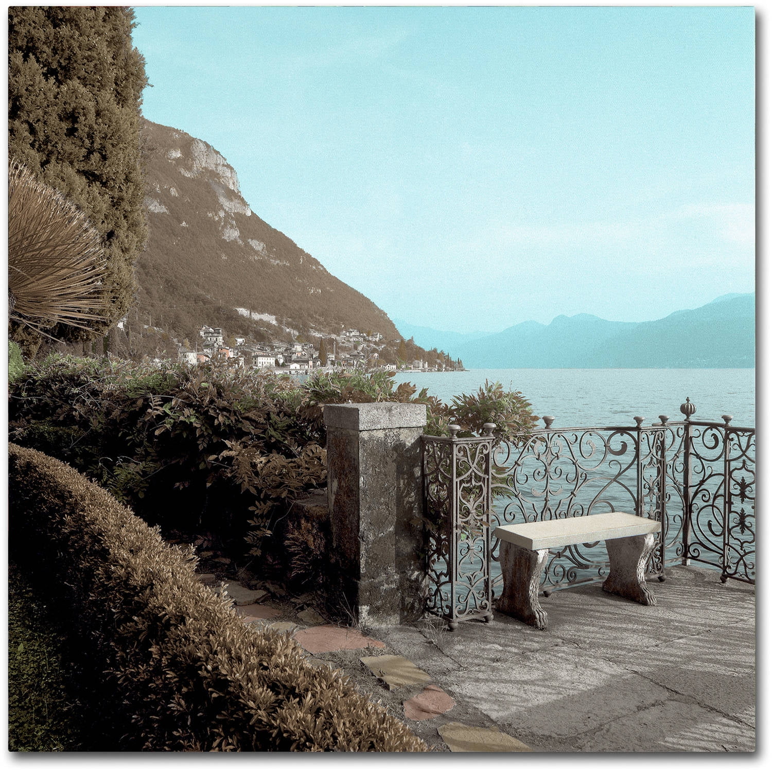 Trademark Fine Art "Lake Vista IV" Canvas Art by Alan Blaustein
