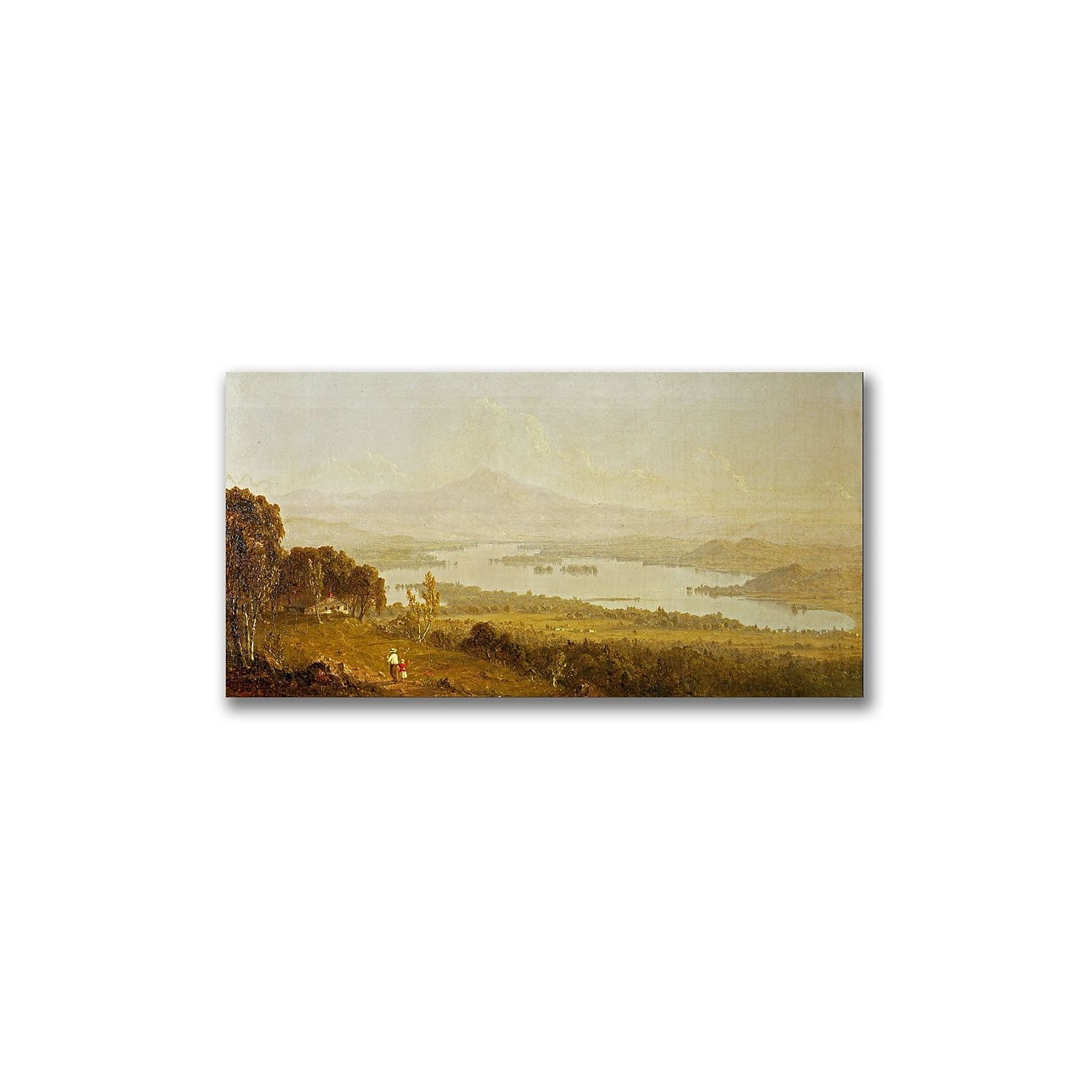 Trademark Fine Art "Lake Winnipiegee" Canvas Wall Art by Sanford Gifford