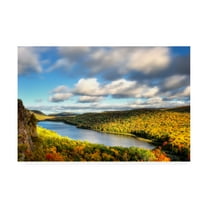 Trademark Fine Art 'Lake of the Clouds' Canvas Art by PHBurchett