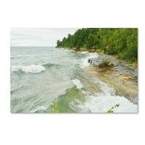 Trademark Fine Art 'Lakes 12' Canvas Art by Tom Kelly