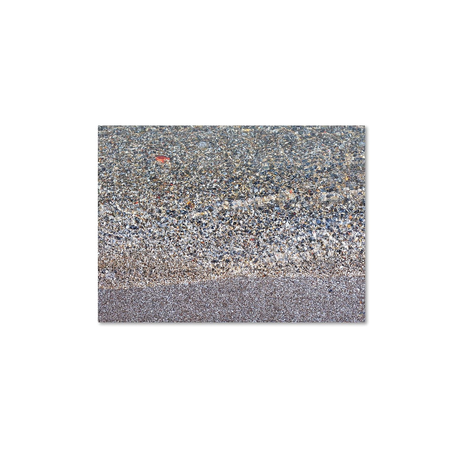 Trademark Fine Art "Lakeshore Abstract" Canvas Wall Art by Kurt Shaffer