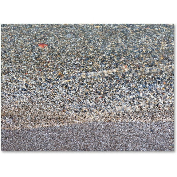 Trademark Fine Art "Lakeshore Abstract" Canvas Wall Art by Kurt Shaffer
