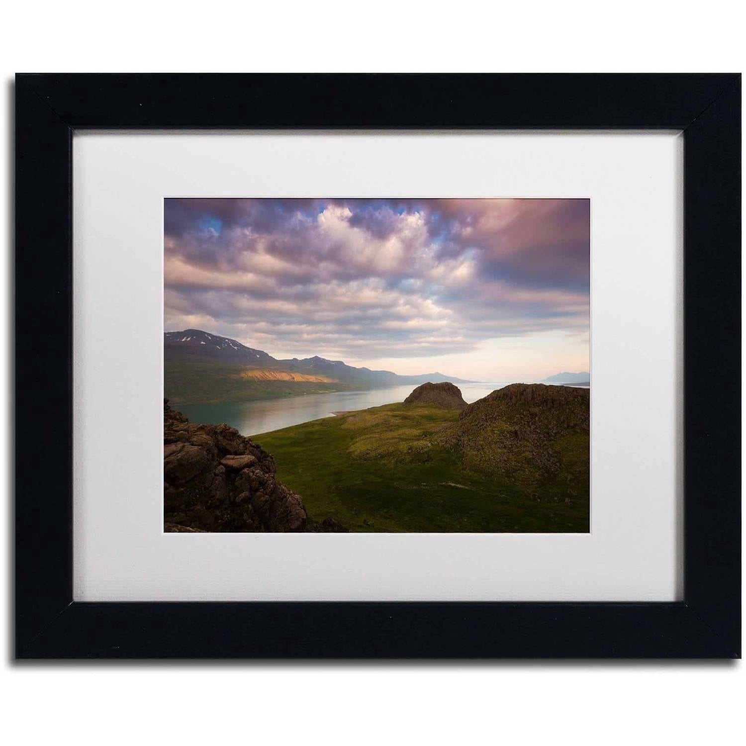 Trademark Fine Art 'Land of Living Skies' Canvas Art by Philippe Sainte-Laudy, White Matte, Black Frame