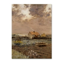 Trademark Fine Art "Landscape 1880" Canvas Art by Jean Cazin
