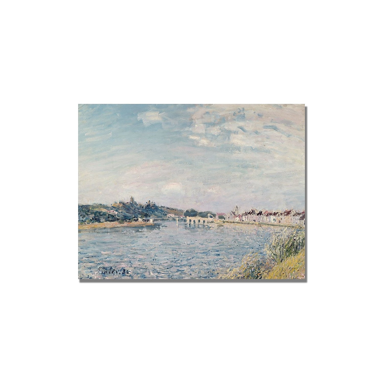 Free Shipping! Trademark Global Landscape 1888 Canvas Art by