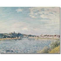 Trademark Fine Art "Landscape, 1888" Canvas Art by Alfred Sisley