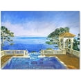 thumbnail image 1 of Trademark Fine Art Landscape Canvas Art ' Cap Martin, Monaco ' by David Lloyd Glover, 1 of 3
