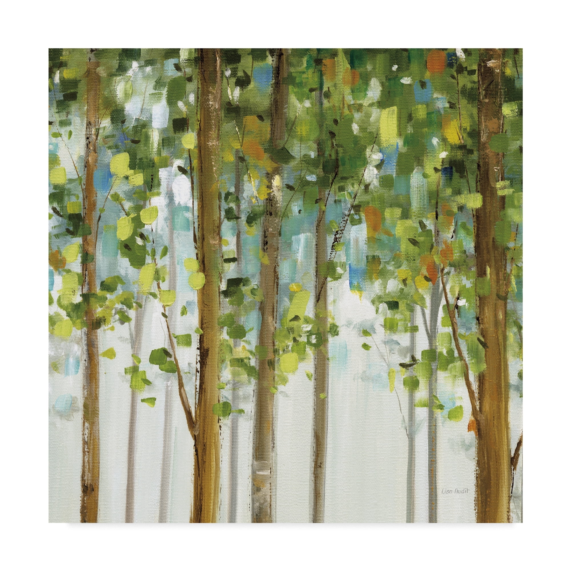 Trademark Fine Art Landscape Canvas Art ' Forest Study II ' by Lisa Audit