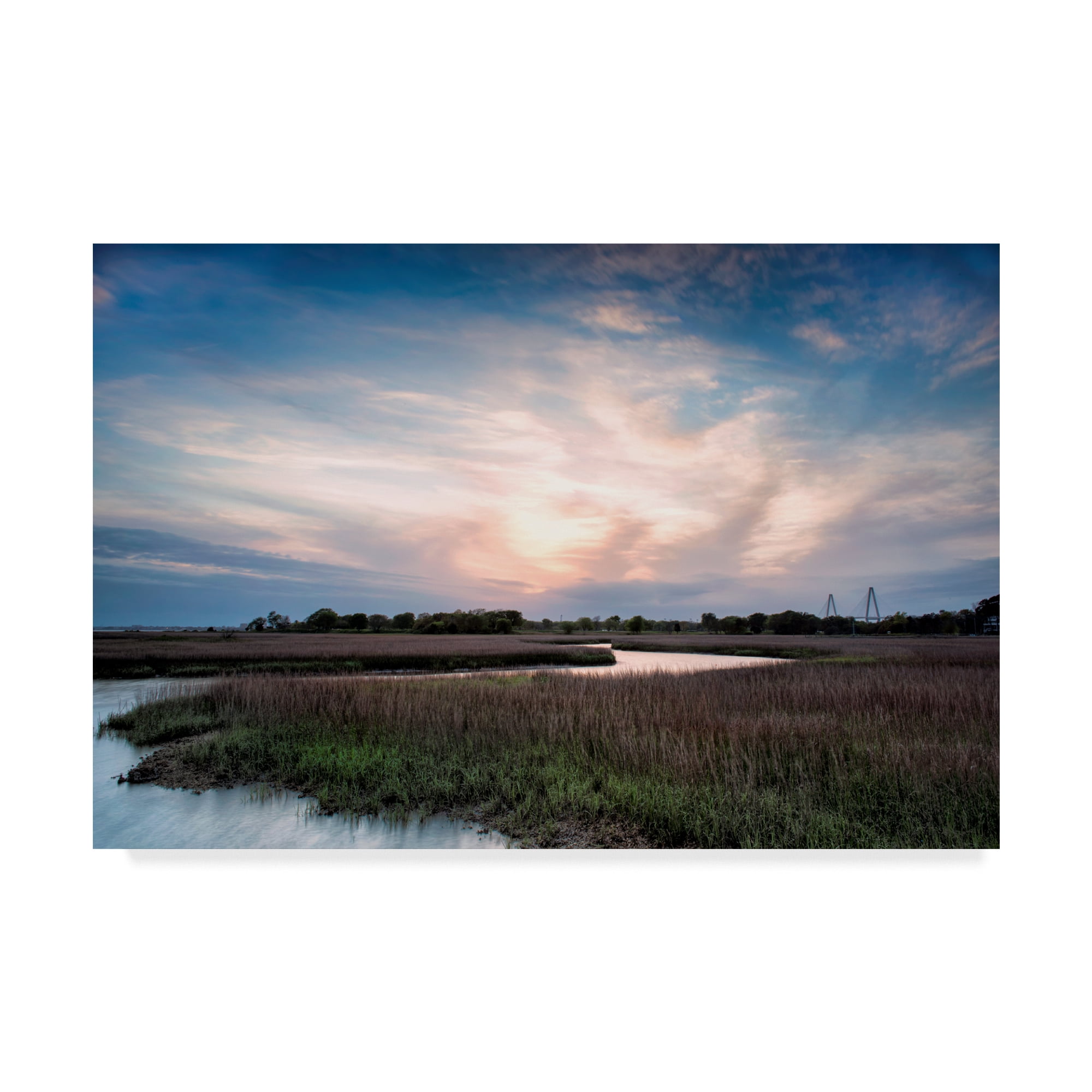 Trademark Fine Art Landscape Canvas Art ' Low Country Sunset Iii ' by Danny Head