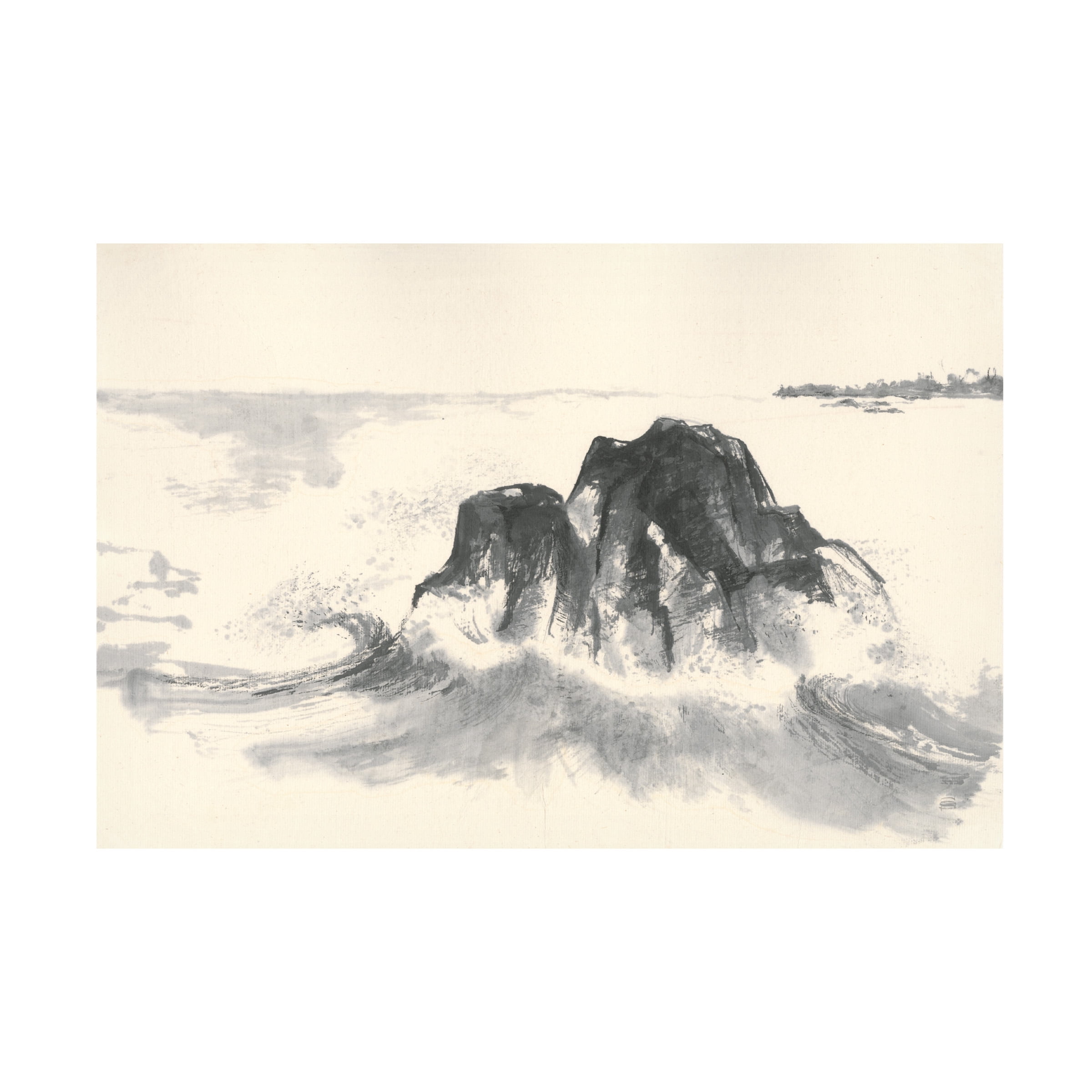 Trademark Fine Art Landscape Canvas Art ' Ocean Waves ' by Chris Paschke