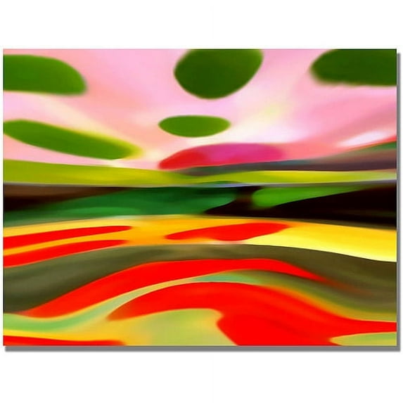 Trademark Fine Art Amy Vangsgard Landscape of Happiness Canvas Wall Art - 18x24